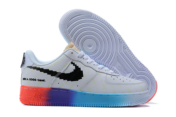 Women's Air Force 1 Low Top  White Shoes 077